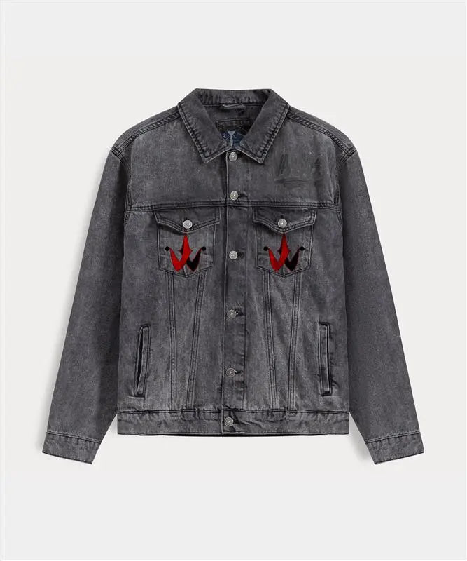 Hand Painted Joker Denim Jacket - fashonic