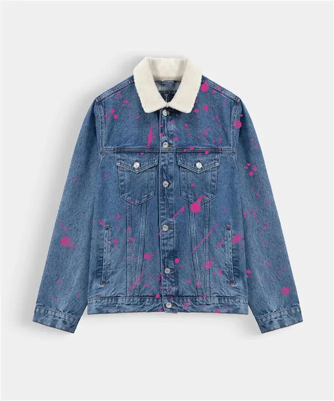 Hand Painted Money Queen Denim Jacket - fashonic