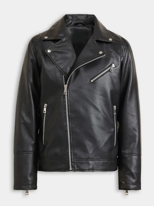 Hand Painted Nirvana Biker Jacket - fashonic