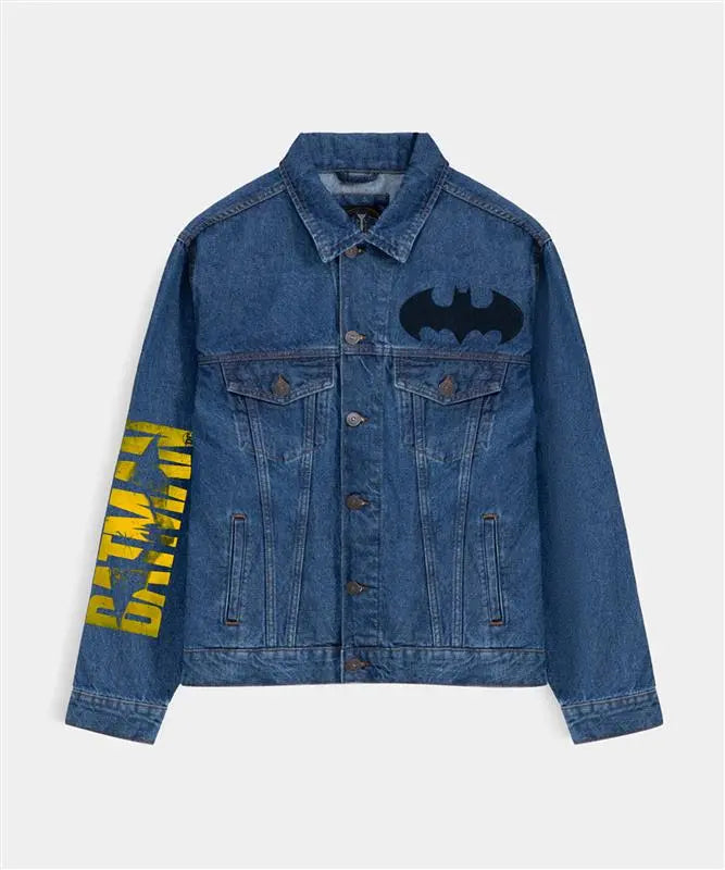 Hand Painted Batman Denim Jacket - fashonic