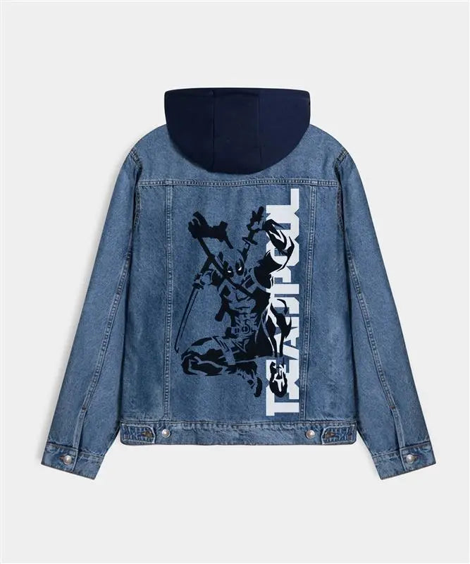 Hand Painted Deadpool Denim Jacket - fashonic
