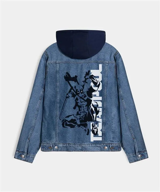 Hand Painted Deadpool Denim Jacket - fashonic
