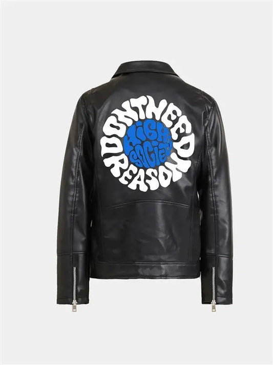 Hand Painted High Societi Biker Jacket - fashonic