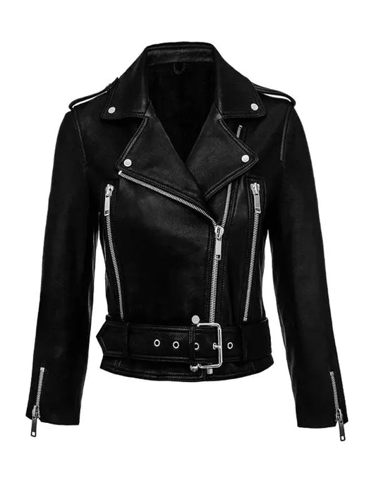 Harlan Coben’s Shelter Sage Linder Leather Jacket - fashonic